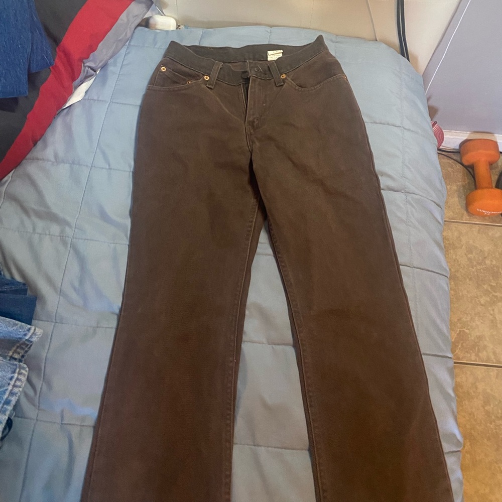 Brown vintage bootcut Levi’s
